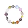 Pulsera de Cristal Blanco Natural Xicai Amistad Dopamina Pulsera de Amatista Rosa de Múltiples Piezas para Mujer Nuevo Diseño de Nicho 2026