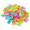 Decoración luminosa para acuario con forma de criatura marina, piedras fluorescentes ultrabrillantes que brillan en la oscuridad, adornos decorativos para acuario, venta al por mayor transfronteriza
