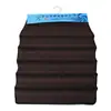 Nailon 20D Trama Elástica Raya Horizontal Arruga Todo Negro Chaqueta de plumón de Seda Rellena de Terciopelo Tela de Chaqueta de plumón Impermeable, Anti-Manchas y Anti-Estática