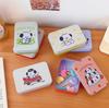 Caja de almacenamiento de gelatina para perros de Tengyi, caja de hierro, caja de dulces con pegatinas para cuentas de mano de niña, caja de almacenamiento de escritorio, caja de joyería