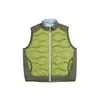 Chaleco Ligero de Plumas para Pareja Estilo Montaña Marca de Moda Bloqueo de Color Chaleco Ligero de Plumas para Hombre 9563