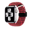 Adequado para pulseira apple iwatch apple ajustável trançada 8 pulseira apple fivela dobrável sucção magnética pulseira ultar