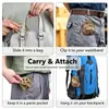 Bolsa Deportiva Redonda con Cremallera Transfronteriza para Auriculares, Bolsa Colgante de Tela Oxford, Bolsita Triangular para Llaves, Bolsa de Almacenamiento para Monedas Sueltas, Comercio Exterior