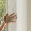 Cortinas de Lino de Gasa Fufeng, Permiten el Paso de la Luz pero No Son Transparentes, Tela para Cortinas al por Mayor, Tela de Gasa de Lino, Tela para Mosquiteros, Transfronterizo