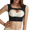 Reunindo suporte suporte para o peito top modelador anti-queda lingerie pós-parto feminina fivela traseira ajustável modelagem