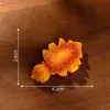 Juguetes de comida de simulación de paisaje en miniatura, filete a la barbacoa, decoraciones DIY, pasadores para el cabello, imanes para refrigerador, accesorios, figuras en miniatura