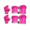 Qijia atacado crianças patins patins skate bicicleta patins borboleta engrossado equipamento de proteção terno 6 peças conjunto