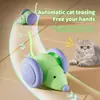 Juguete inteligente para gatos que se burla del gato transfronterizo, recargable por USB, auto-hola, coche de juguete eléctrico para gatos, juguete para mascotas