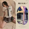 Lencería Sexy Atuendo de Estudiante Uniforme JK Falda a Cuadros Set de Juego de Rol Estilo Estudiante Ajustado Estilo Chica Linda