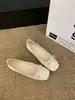 ¡Nueva Llegada de Primavera! Zapatos para Mujer Brisa de Noche de Primavera con Lazo, Planos de Punta Cuadrada Baja, Zapatos de Ballet, Zapatos de Suela Suave