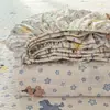 Nueva Funda de Cama de una Pieza Agradable para la Piel Algodón Esponjoso Funda Protectora Lavable a Máquina Dormitorio Habitación Cubierta de Cama Pequeña Floral Francesa de una Pieza