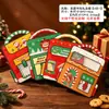 Saco de Embalagem de Presente de Natal Portátil, Saco de Presente de Feriado, Saco de Embalagem de Doces e Biscoitos para a Véspera de Natal, Saco de Presente Infantil