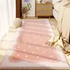 Alfombra de Imitación Cachemir Dibujos Animados Lindos para Mesita de Noche, Dormitorio, Sala de Estar, Alfombrilla Cómoda para Balcón, Ventana Saliente, Alfombrilla Cálida de Invierno para el Suelo