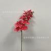 Nueva simulación de tela de seda de lujo ligero 9 cabezas orquídea mariposa europea accesorios fotografía boda flor falsa flor artificial decoración hogar