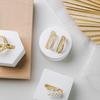 Exhibidor de anillos de yeso blanco, exhibidor de anillos de joyería, plato de exhibición, accesorios para fotografía de joyería, adornos