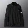 Comercio Exterior Transfronterizo Camiseta Ins Running Chaqueta Deportiva para Hombre Entrenamiento Secado Rápido Fitness Manga Larga Media Cremallera Top Copa del Mundo