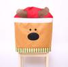 Fundas para Sillas de Navidad Set de Papá Noel, Reno y Muñeco de Nieve