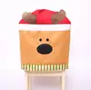 Decoraciones navideñas para personas mayores muñeco de nieve alce funda para silla funda para silla de comedor de Navidad diseño festivo para hotel restaurante