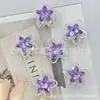 Aleación Estilo Nuevo Doble Cara Hueco Cristal Estrella Cadena de Cuentas DIY Cadena para Teléfono Colgante para Llaves Accesorios de Joyería