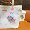 Llavero de Micrófono de Grabación de Capibara Panda Lindo de Dibujos Animados Colgante Divertido Regalo para Llevar a Mano Venta al por Mayor