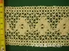 Ribete de Encaje de Algodón, Encaje para Ropa, Accesorios de Encaje, Encaje para Cortinas, Encaje de Pingyang, Cordón para Zapatos, Tres Flores