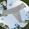 Nuevo encaje de comercio exterior con empalme, tanga sexy, talla europea, cómodo, transpirable, fabricante de lencería para mujer, al por mayor, tangas