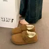 Sapatos Boken, nova coleção outono/inverno, sapatos de sola macia, novos sapatos de algodão da moda com fecho de velcro, mocassins slip-on para mulheres