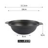 5 Panelas de Arroz de Barro Estilo Hong Kong em Liga de Alumínio, Panela Seca, Pequena Panela de Ferro Doméstica de Fundo Plano, Panela de Barro de Alumínio, Pequeno Hot Pot