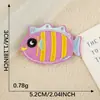 Parche de Agujero con Logo Bordado Duoku Listo para Usar Animal Marino Dibujos Animados Bordados Pegatinas Joyería DIY Accesorios para Ropa Pegatinas de Tela