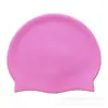 Touca de natação de silicone 55g touca de natação grossa para adulto esportes aquáticos ao ar livre equipamento à prova d'água fabricantes podem encomendar logotipo