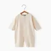 Mono de Velour JQ Luna Llena para Bebé Otoño Invierno Manga Larga Ropa Interior Cálida Capa Base Pijama Body con Broches Traje para Gatear