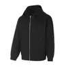 Ropa Vintage Yidao Otoño 2026 Nuevo Cardigan con Botones Ocultos Sudadera con Capucha Chaqueta Retro Suelta Casual de Color Sólido para Hombre