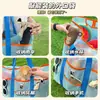 Bolsa de Armazenamento de Brinquedos para Crianças Bolsa de Praia Portátil de Mão Grande Capacidade Bolsa de Rede Bolsa para Natação Fitness Bolsa de Ombro para Passeio