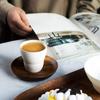 Taza de café sucia de cerámica hecha a mano danesa ins latte australiana blanca producto taza de espresso italiana Taza de leche