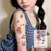 Mercadorias Pequenas para Venda em Barraca: Adesivos Faciais de Borboleta com Glitter, Adesivos de Tatuagem, Adesivos de Fada Laváveis à Prova d'Água Longa Duração, Unicórnio, Veado, Lua