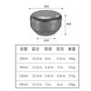 Cuenco de arroz de acero inoxidable 304 estilo coreano vintage con tazón Gami, cuenco de sopa antiescaldamiento para uso doméstico, cuenco pequeño para cocina de restaurante.