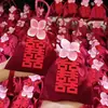 Sacos de Doces para Casamento, Sacos de Doces de Mão para Casamento, Sacos de Casamento com Cordão, Sacos de Tecido de Alta Qualidade, Caixas de Doces para Casamento Xiaohongshu, Não Requer Dobra