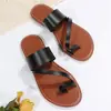 Sandalias casuales de talla grande para mujer para comercio exterior, nuevo estilo europeo y americano de verano 2026, sandalias planas tipo slip-on