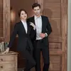 Traje de Empresa con Temperamento de Negocios Uniforme de Unidad Gubernamental Empresa Traje para Hombre y Mujer Uniforme Traje de Empresa Central Bordado