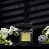 Fabricante produz difusor de varetas sem chama com aroma de manjericão cítrico, difusor de aroma de gardênia para decoração de quarto, personalizável