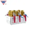 Válvula de Bola de Latón Hugong de Shanghái Q11F-16T Interruptor de Válvula para Tubería de Agua Rosca Interna de 1/2 Pulgada, 3/4 Pulgada, 1 Pulgada Válvula de Bola de Latón