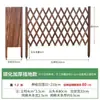 Valla de Madera Anticorrosión para Exteriores, Valla Retráctil, Valla para Patio, Valla Decorativa para Huerto Exterior de Jardín, Barrera de Partición