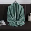 Lenço/Lenço de Cabeça de Chiffon com Pérolas, Cor Sólida, Novo Estilo Primavera-Verão, Fashion e Versátil, em Estoque