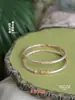Pulsera delgada de plata pura 9999 original vintage Fu con filigrana y cuenta rosa pintada, estilo chino nuevo, como regalo para novia