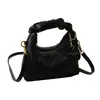 Bolso de mano vintage de rayas verticales transfronterizo para mujer, nueva moda de invierno 2025, bolso versátil de hombro y cruzado para mujer, en stock