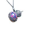 Pingente de cabaça estilo étnico azul queimado em prata de lei 925 pingente de esmalte cloisonné corrente longa de suéter outono e inverno para meninas
