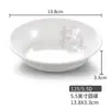 Kaiba Bol para Comer Arroz Bol Pequeño para Sopa Estilo Japonés Coreano Personalizado Creativo Hogar Comida Rápida Plástico Melamina Imitación Porcelana Comida