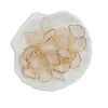 15*22mm Gelatina Dos Tonos Estampado en Caliente Pétalos de Loto Hecho a Mano DIY Accesorios para Joyería Accesorios Suministro de Celebridad de Internet Stock Disponible