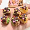 Jam M&M Bean Pan de Resina Accesorios Pegamento Cremoso DIY Accesorios para el Cabello Ligas para el Cabello Hebillas para Zapatos Vaso de Agua Colgantes para Llaves Materiales