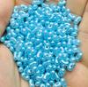 Super acrílico color sólido nacarado cuentas de arroz de maní DIY cadena para teléfono móvil llavero material cuentas sueltas accesorios de joyería